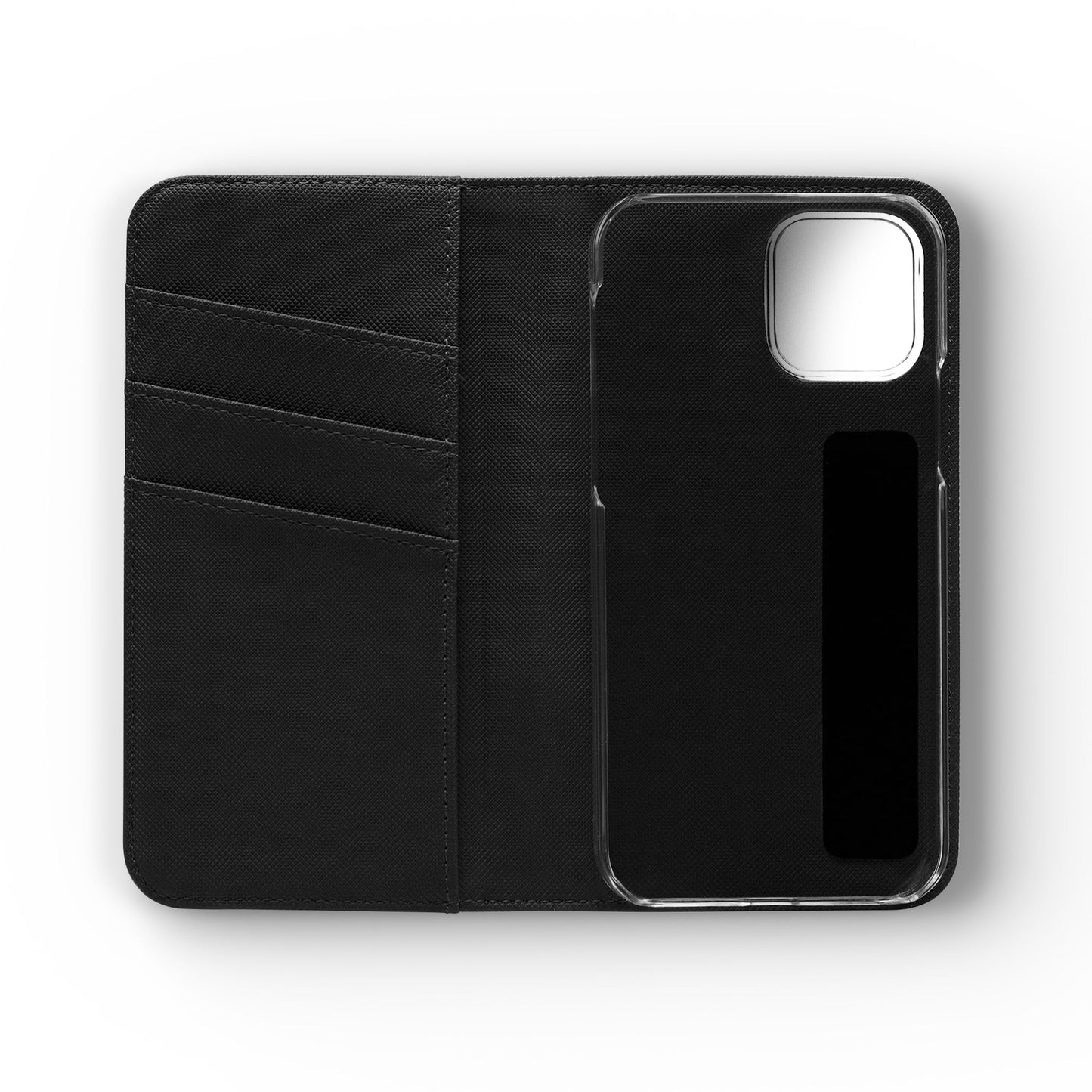 Dachshund Pattern Flip Phone Case — Wallet Folio with Card Slots