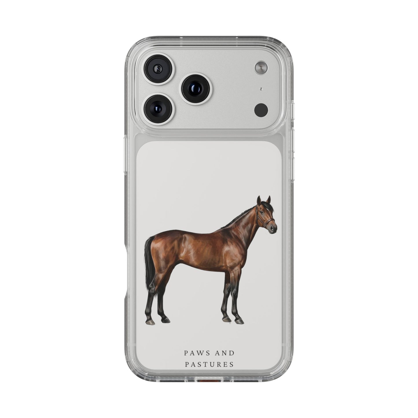 Horse iPhone Clear Case