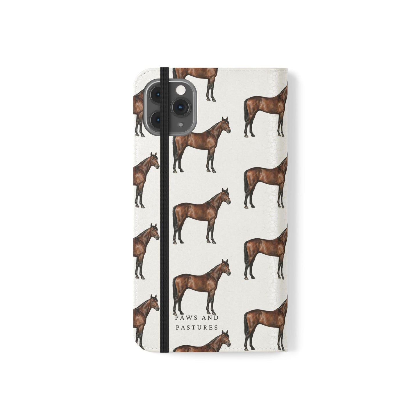 Horse Pattern iPhone Flip Case
