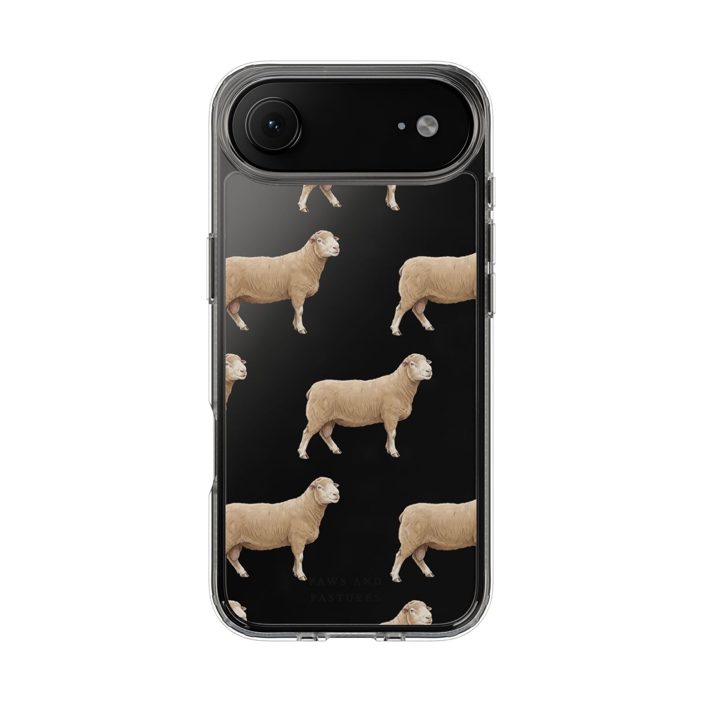 Dorset Sheep Pattern iPhone Clear Case