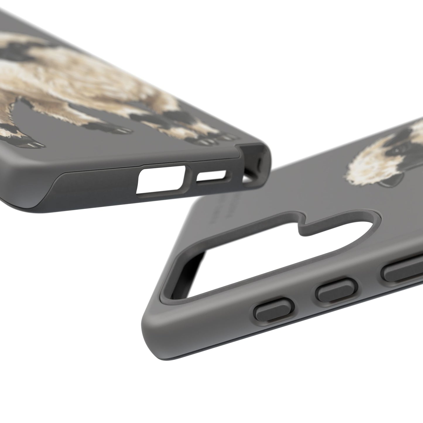 Grey Valais Blacknose Sheep Phone Case – 'Paws and Pastures' Cute Lamb Protective iPhone Cover