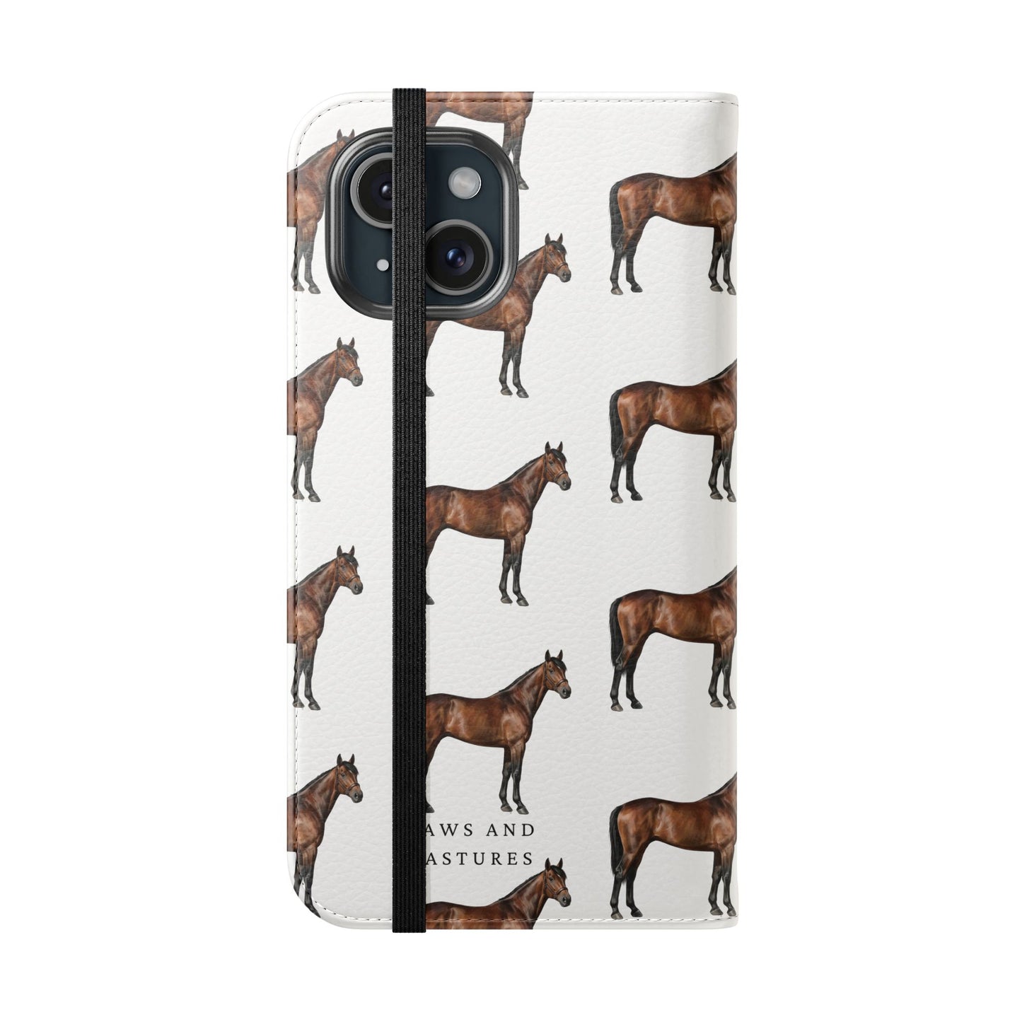 Horse Pattern iPhone Flip Case