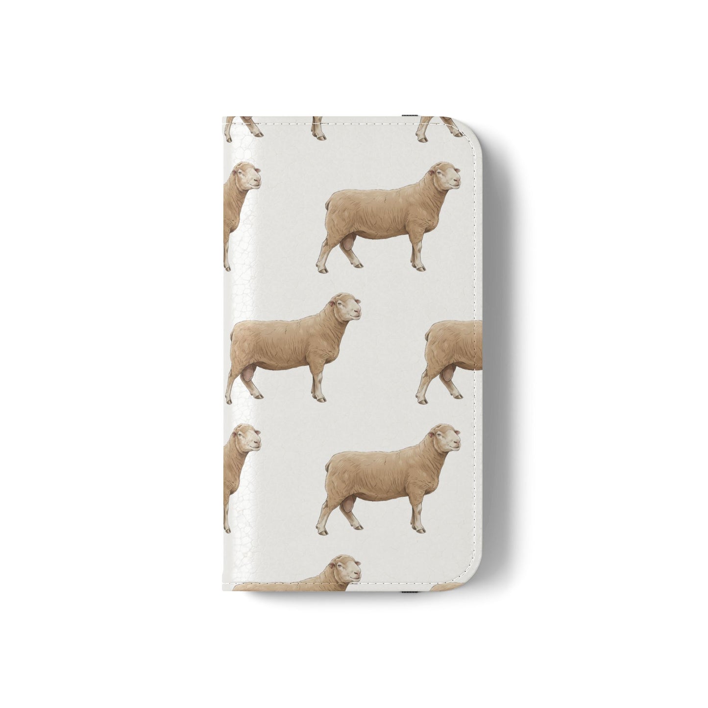 Sheep Pattern iPhone Flip Case
