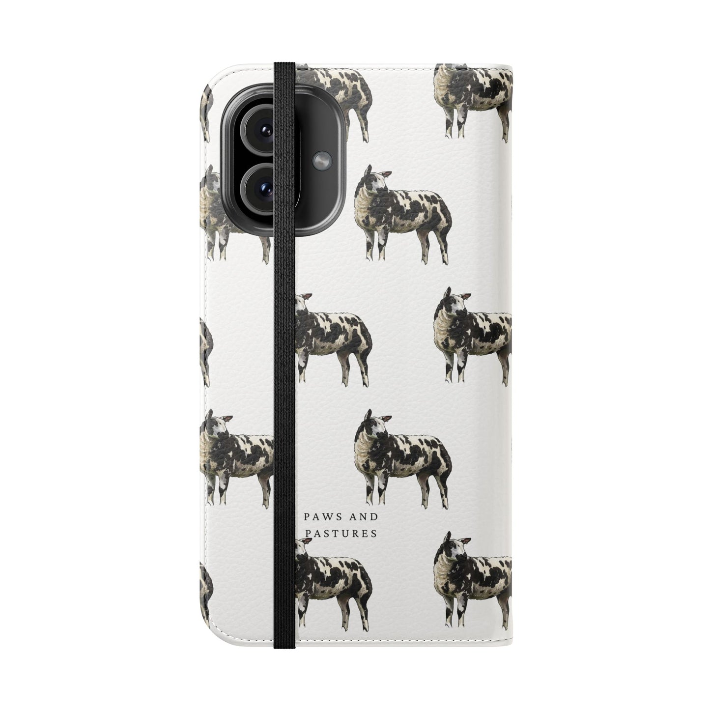 Ditch Spotted Sheep iPhone Flip Case