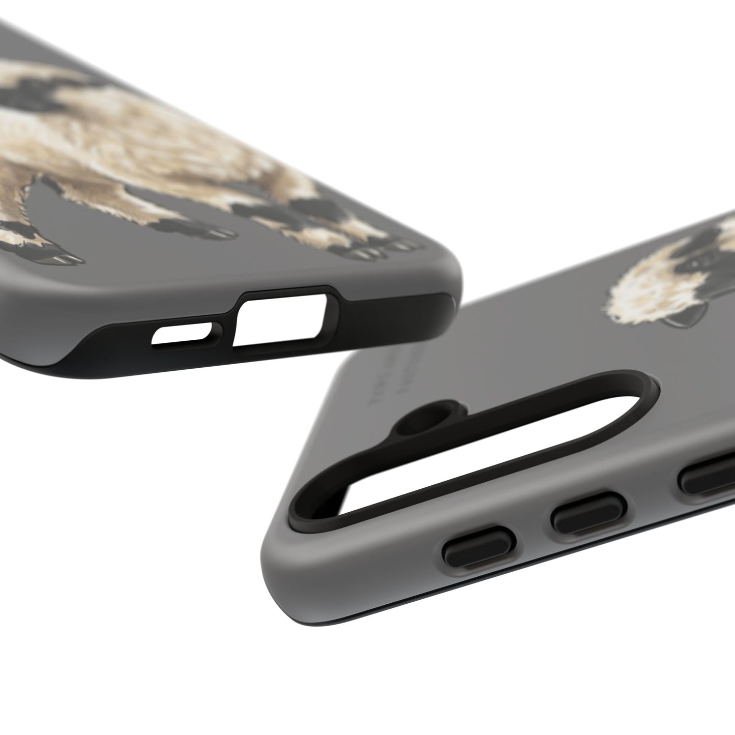 Grey Valais Blacknose Sheep Phone Case – 'Paws and Pastures' Cute Lamb Protective iPhone Cover