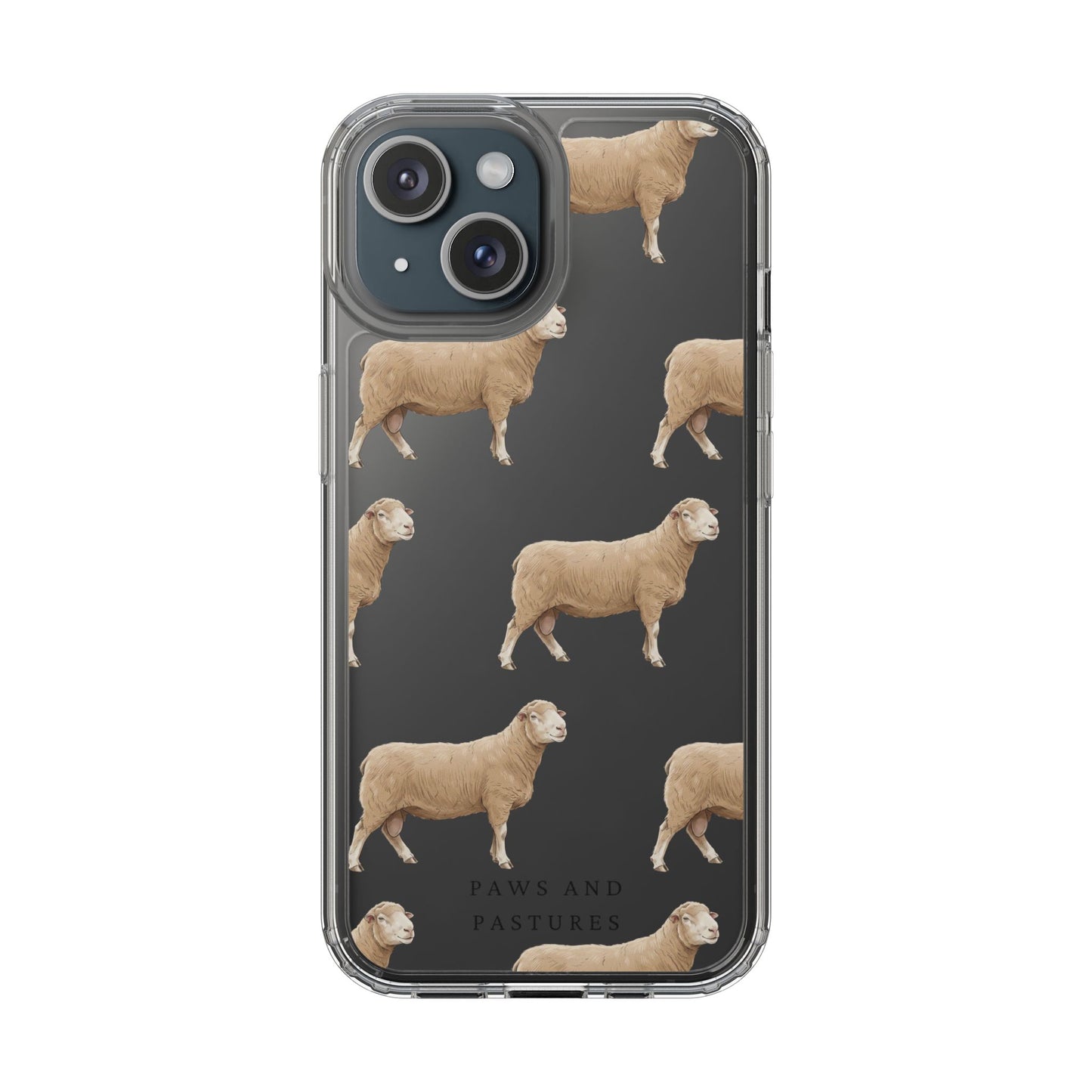Dorset Sheep Pattern iPhone Clear Case