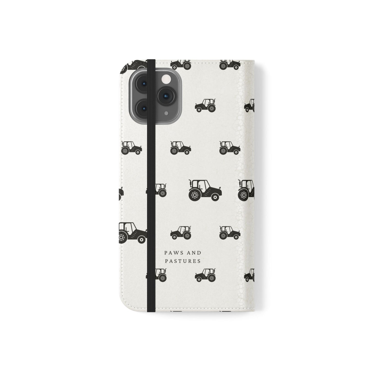 Tractor Pattern Flip Phone Case — Paws & Pastures Wallet Cover