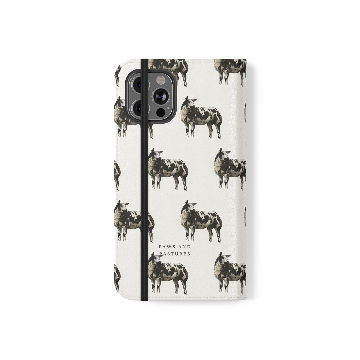Ditch Spotted Sheep iPhone Flip Case