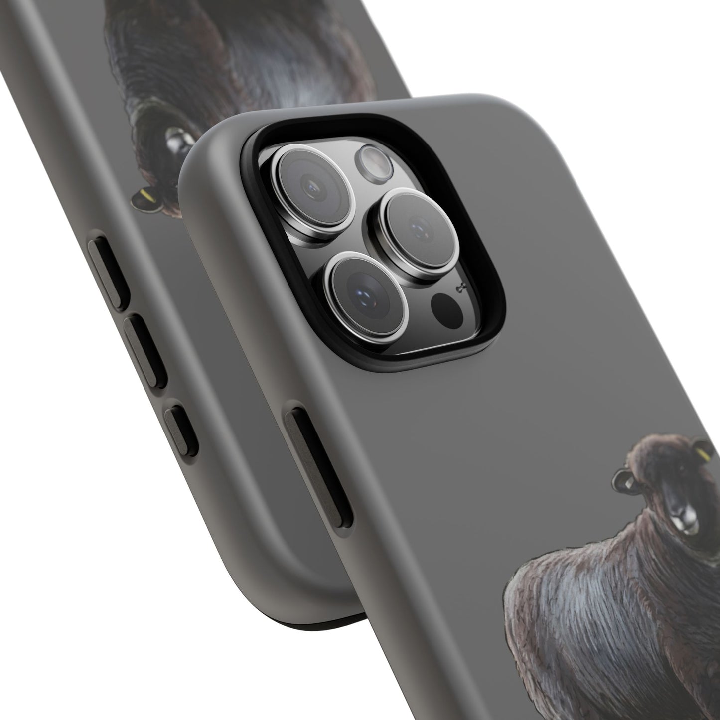 Coloured Ryeland Sheep Phone Case - 'Paws and Pastures' Protective Tough Phone Cover