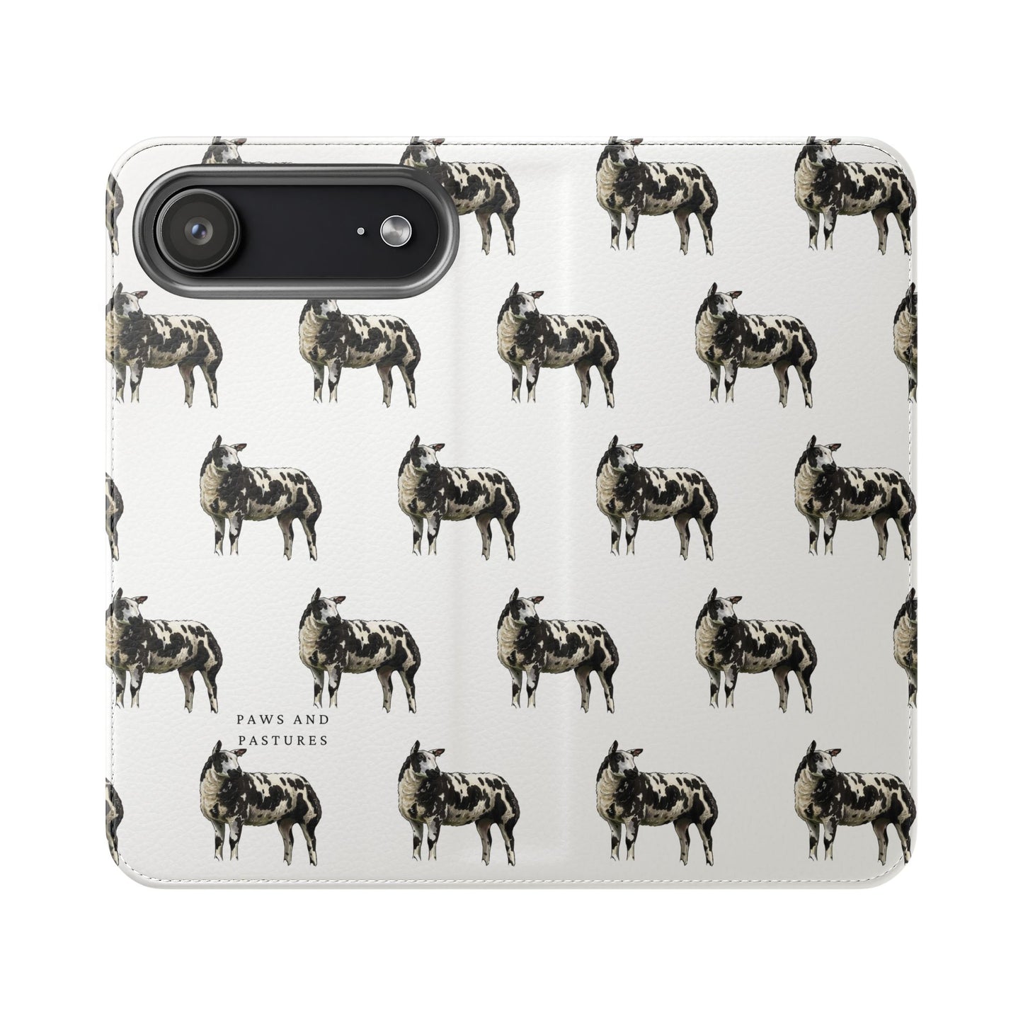 Ditch Spotted Sheep iPhone Flip Case