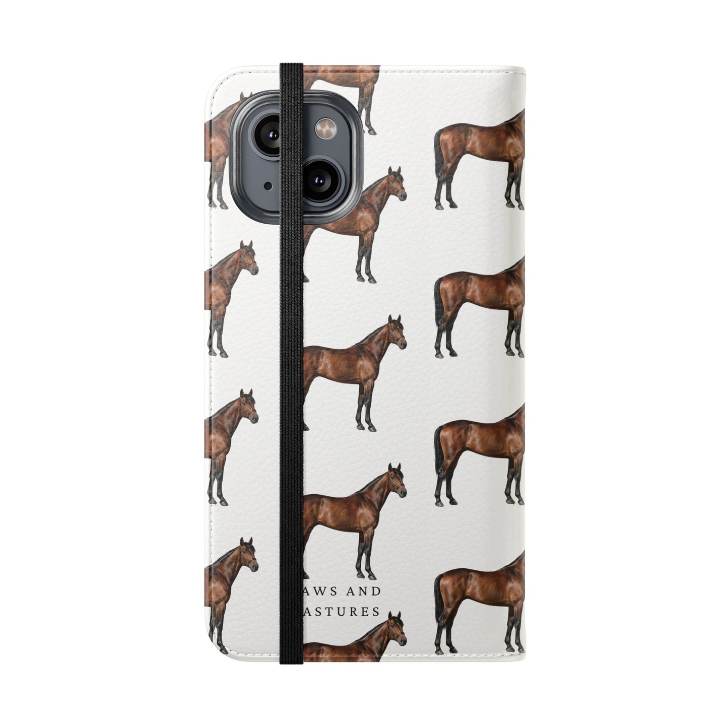 Horse Pattern iPhone Flip Case