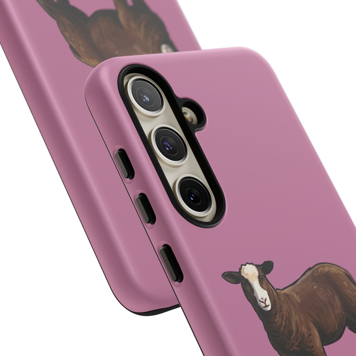 Zwartble Phone Case — Brown Sheep Illustration "Paws and Pastures"