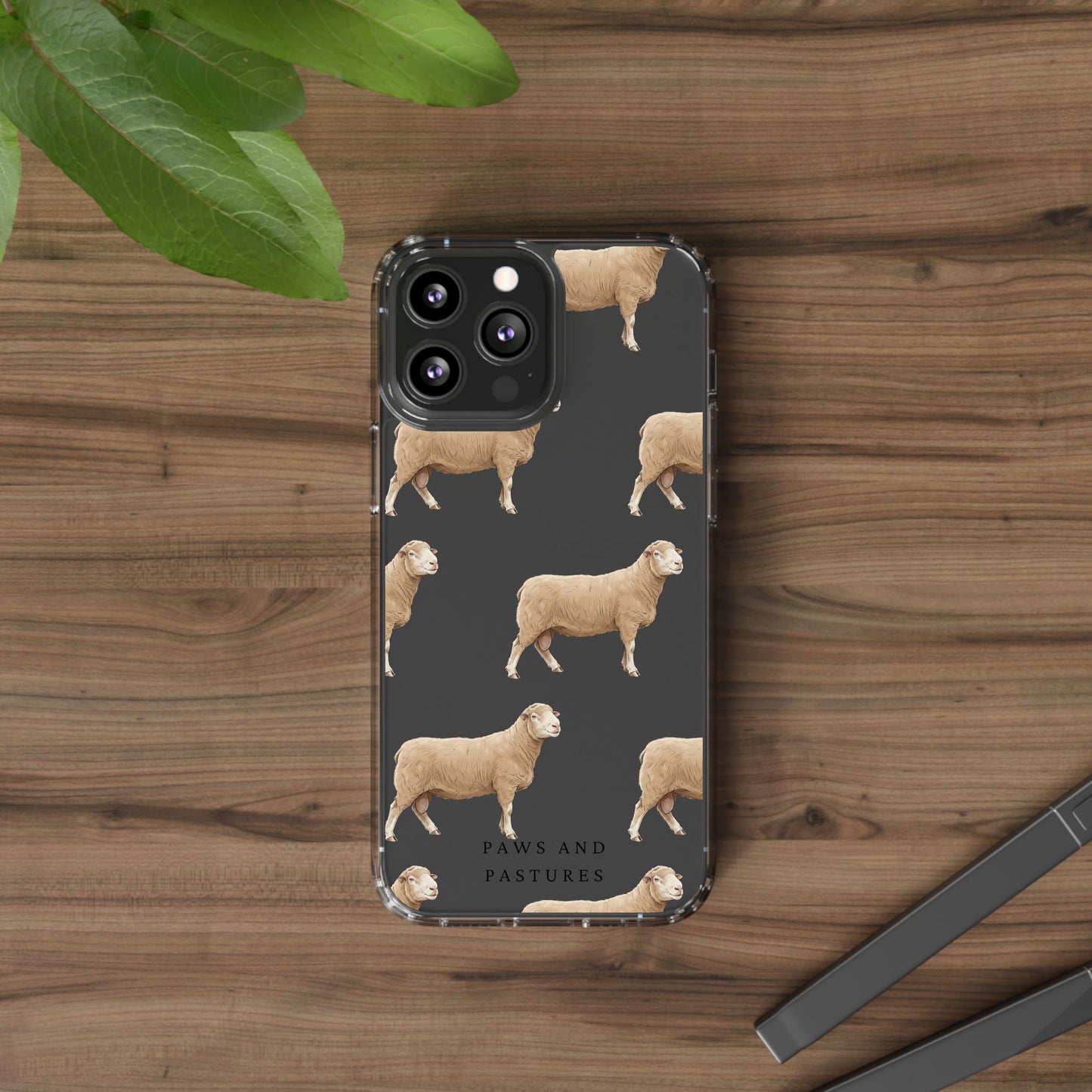 Dorset Sheep Pattern iPhone Clear Case