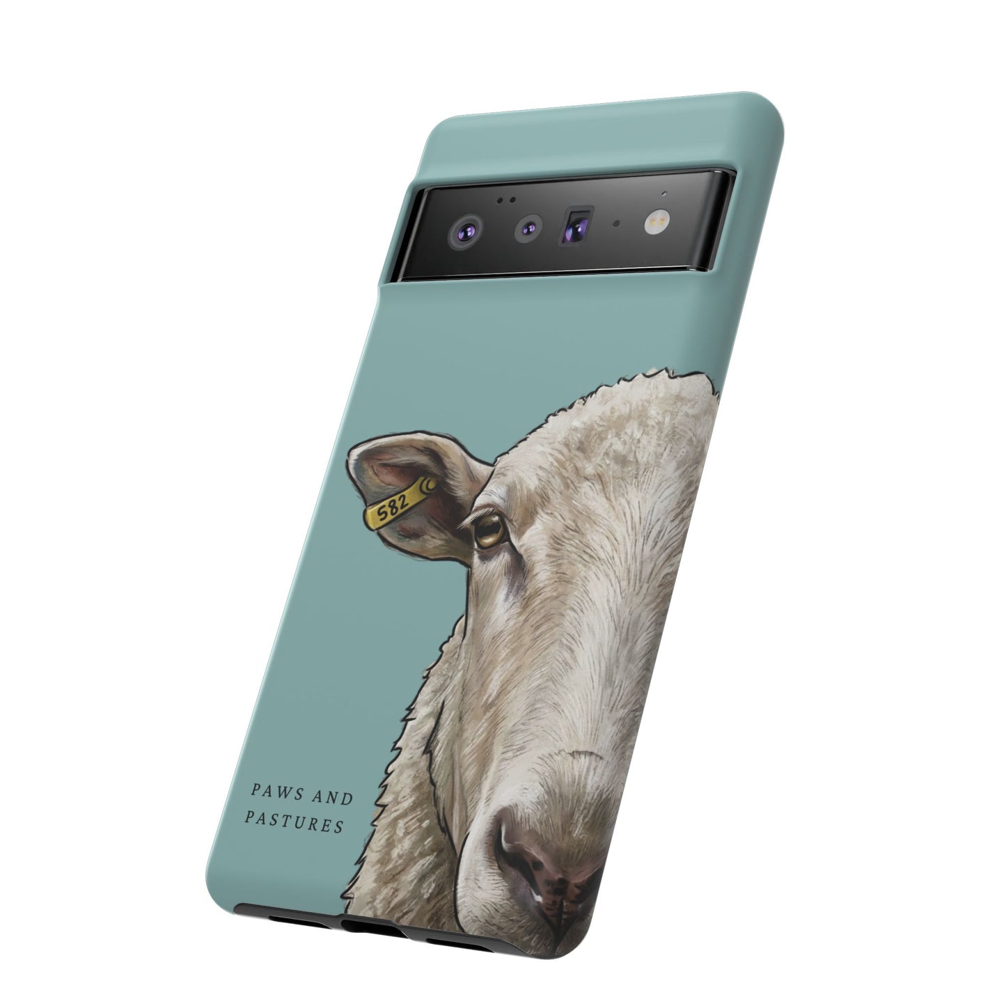 Teal Sheep Phone Case