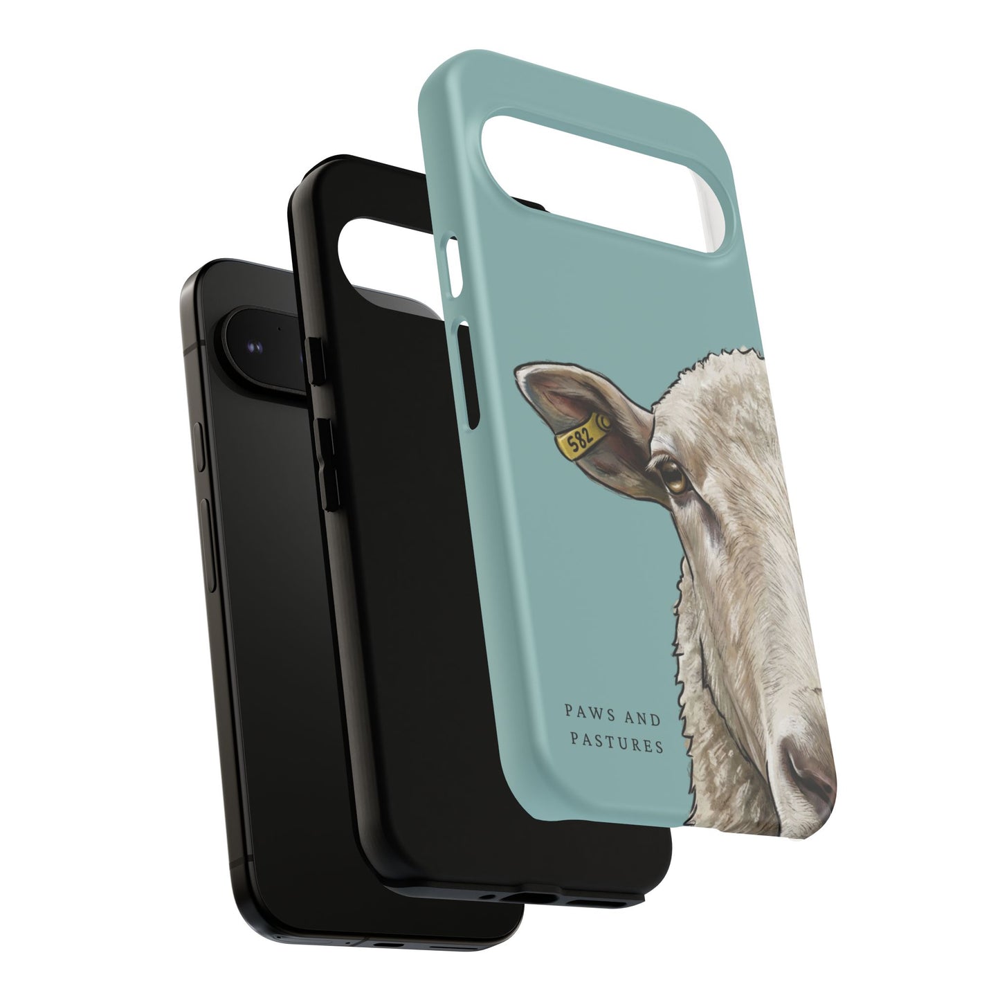 Teal Sheep Phone Case