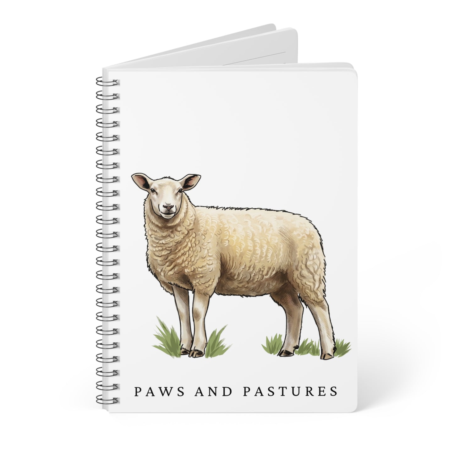 Sheep Illustration Notebook — A5
