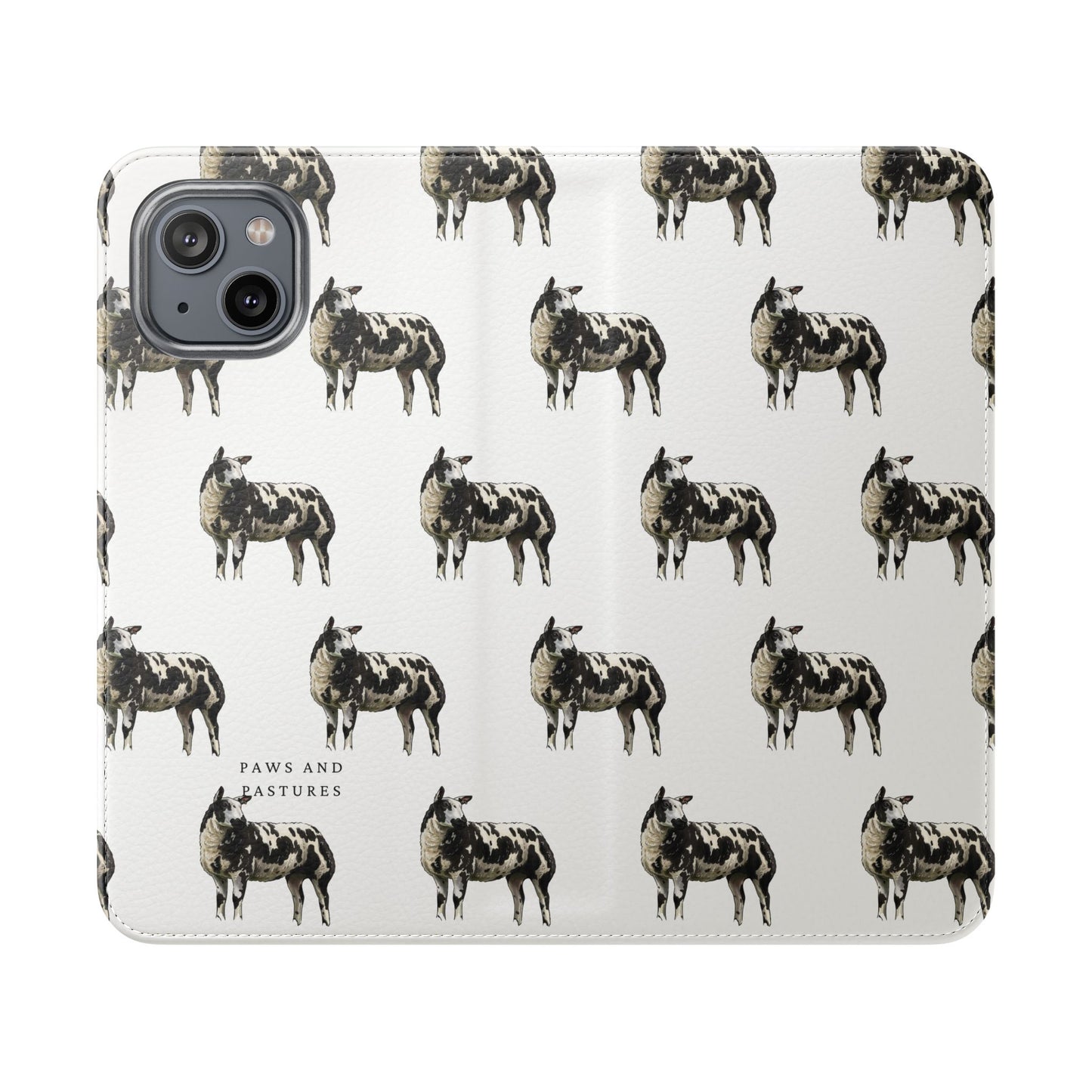 Ditch Spotted Sheep iPhone Flip Case