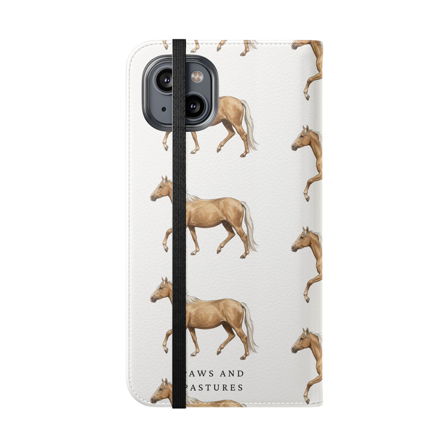 Horse Pattern iPhone Flip Case
