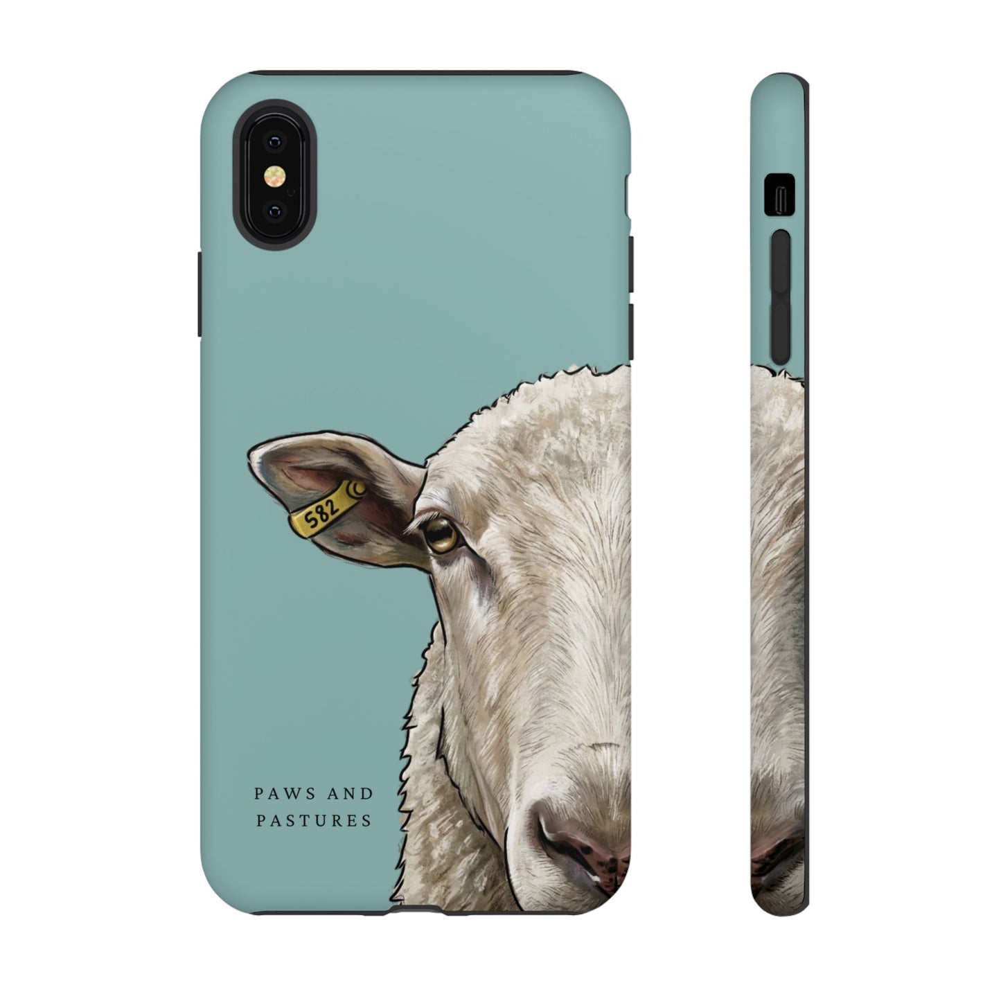 Teal Sheep Phone Case
