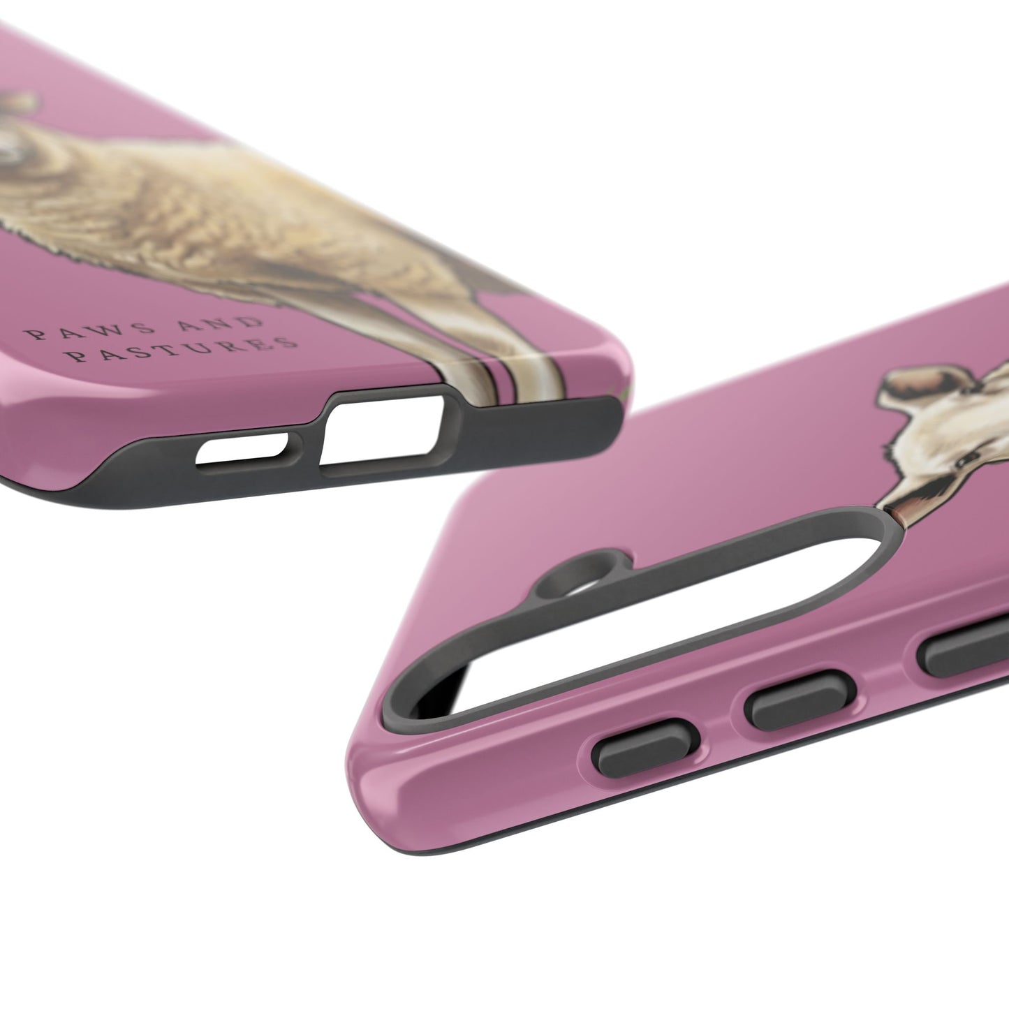 Pink Sheep Illustration Tough Phone Case