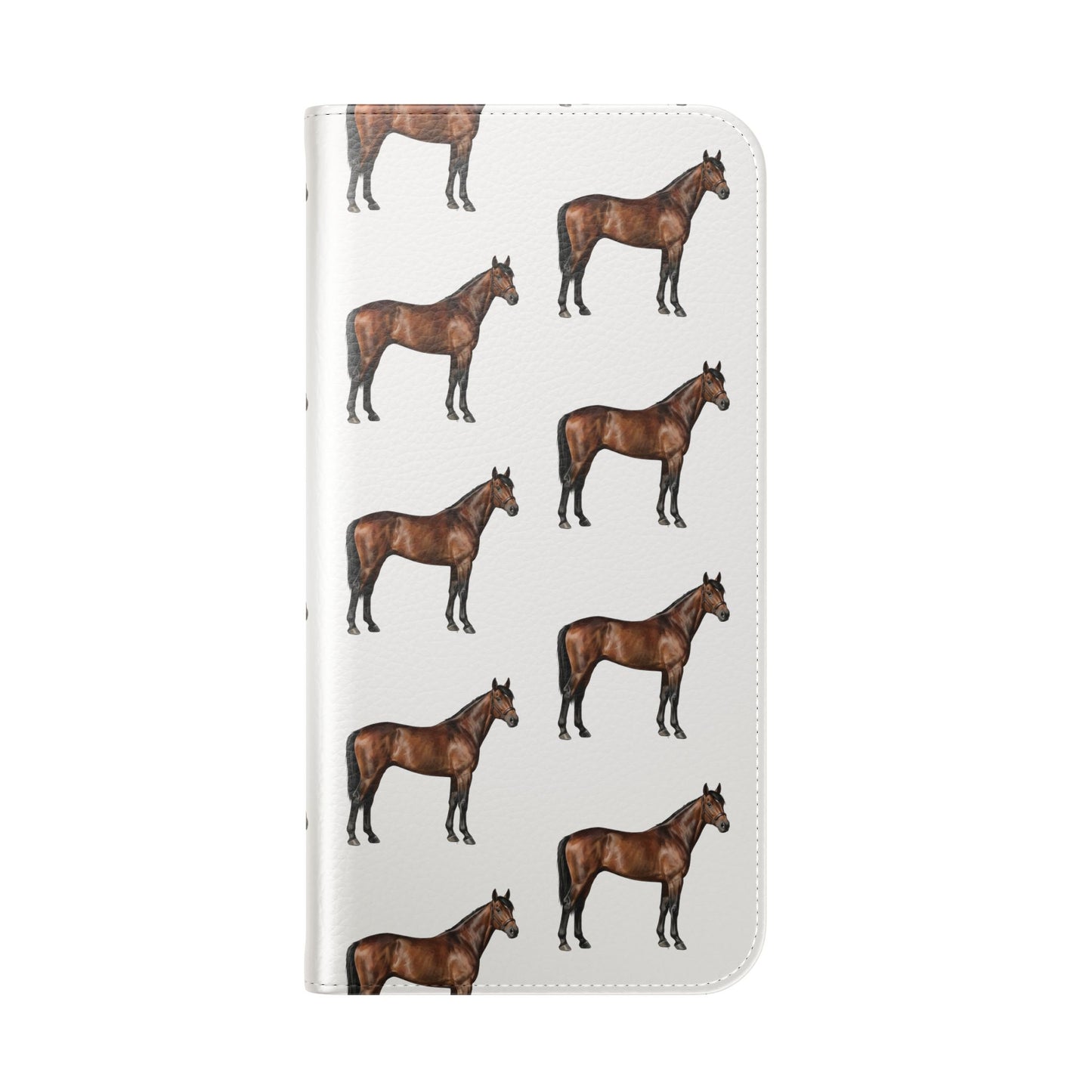 Horse Pattern iPhone Flip Case