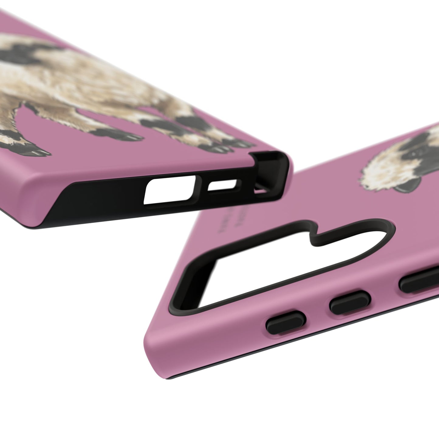 Pink Valais Blacknose Sheep Phone Case – 'Paws and Pastures' Cute Lamb Protective iPhone Cover