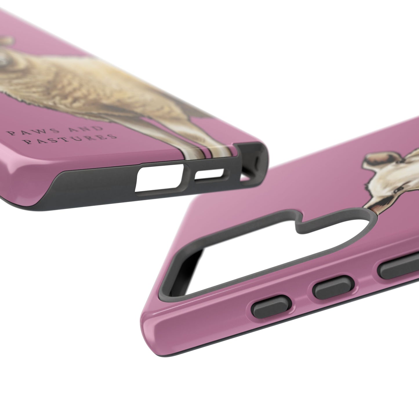 Pink Sheep Illustration Tough Phone Case