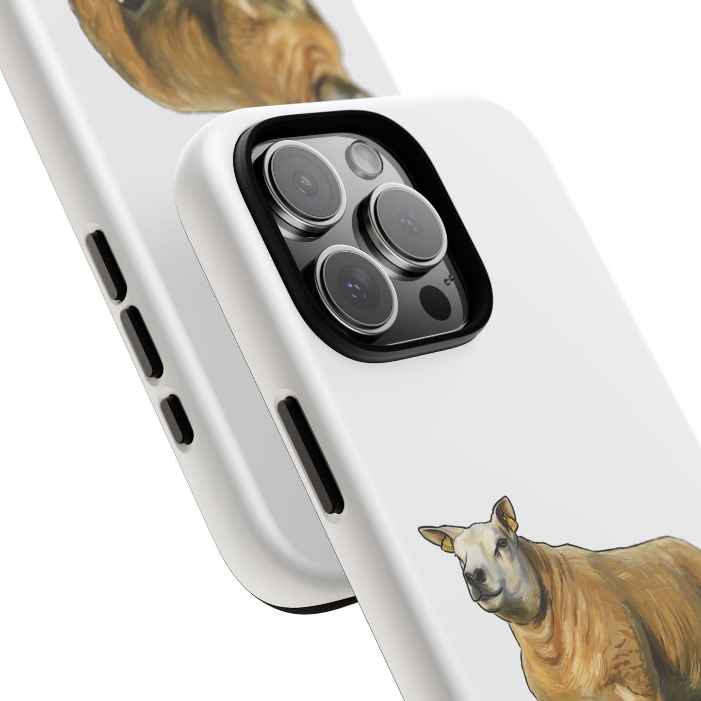 Texel Sheep Illustration Phone Case — "Paws and Pastures" Protective iPhone Cover