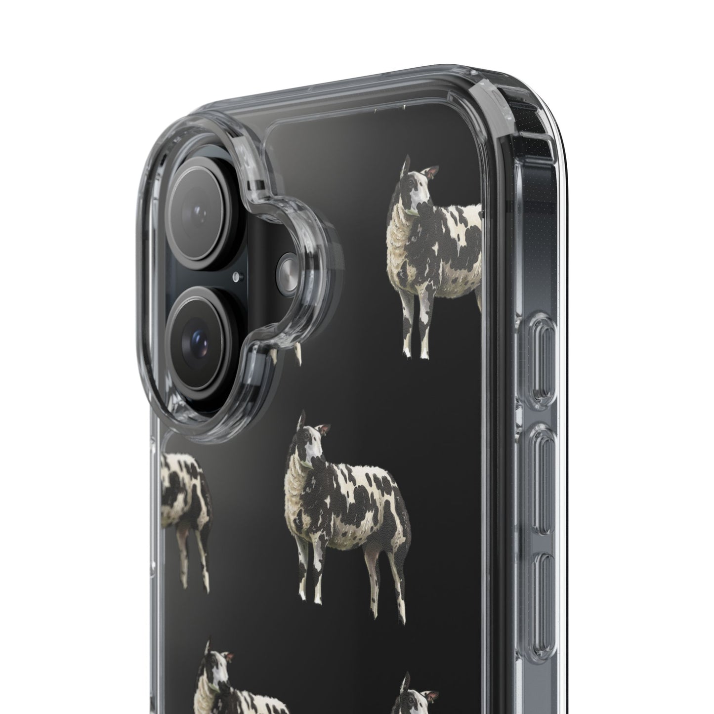 Dutch Spotted Sheep Pattern iPhone Clear Case