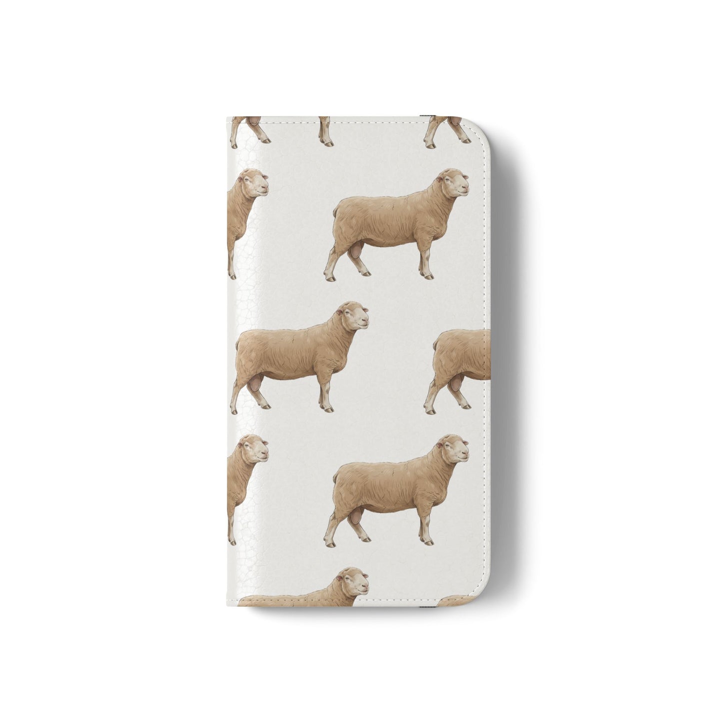 Sheep Pattern iPhone Flip Case