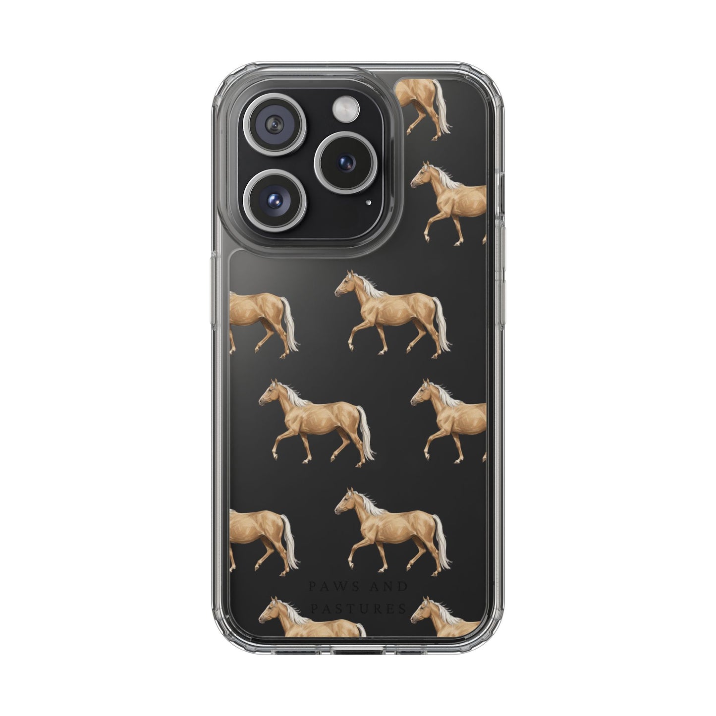 Horse Pattern iPhone Clear Case