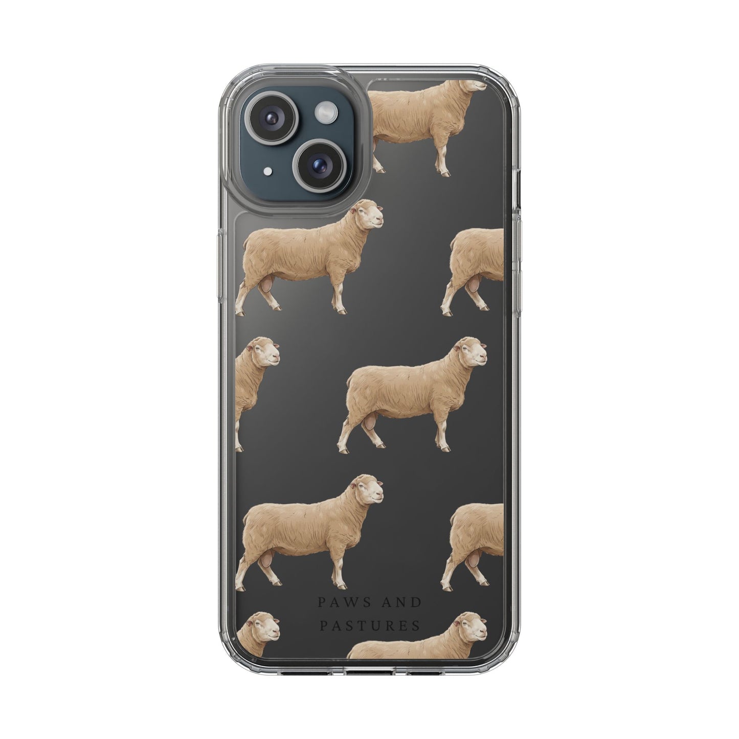 Dorset Sheep Pattern iPhone Clear Case