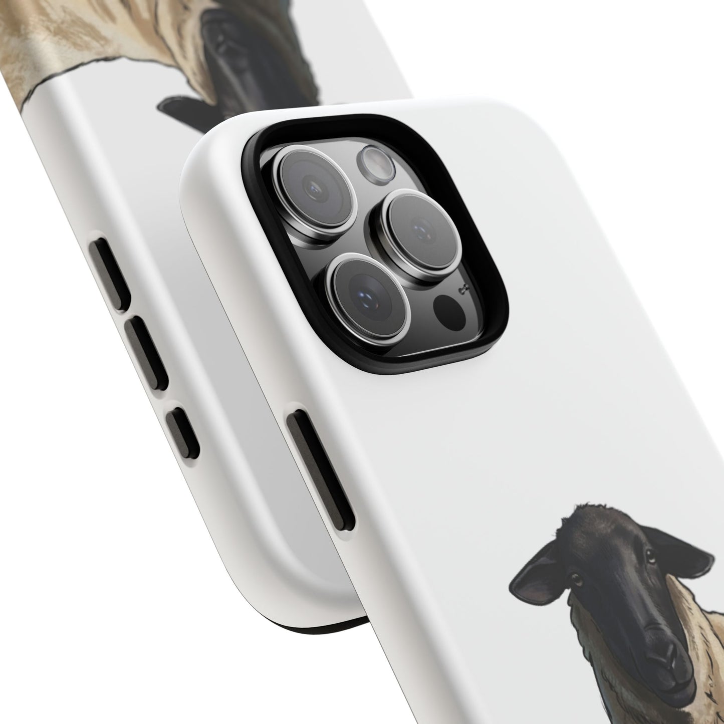 Suffolk Sheep Phone Case — Paws and Pastures Rustic Farm Animal iPhone Cover