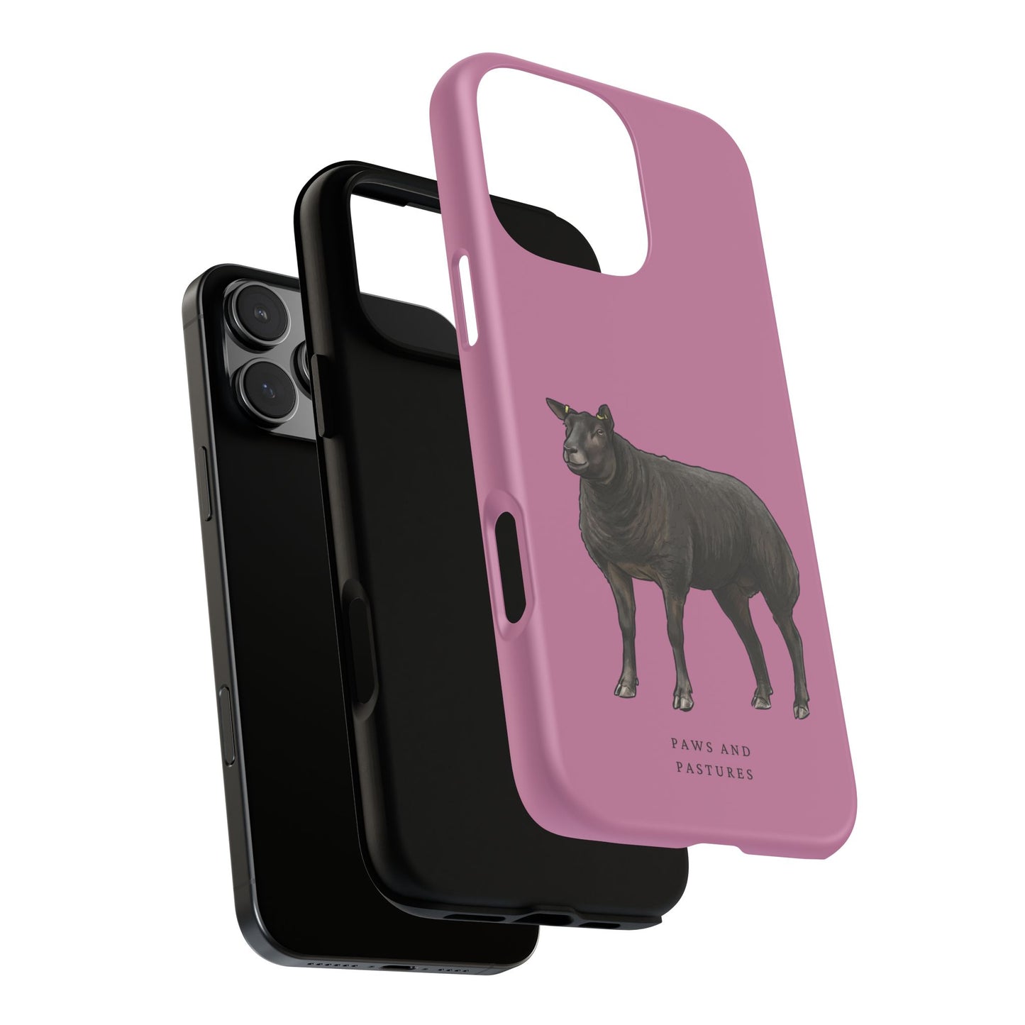 Blue Texel Sheep Phone Case – Paws and Pastures Protective Phone Cover
