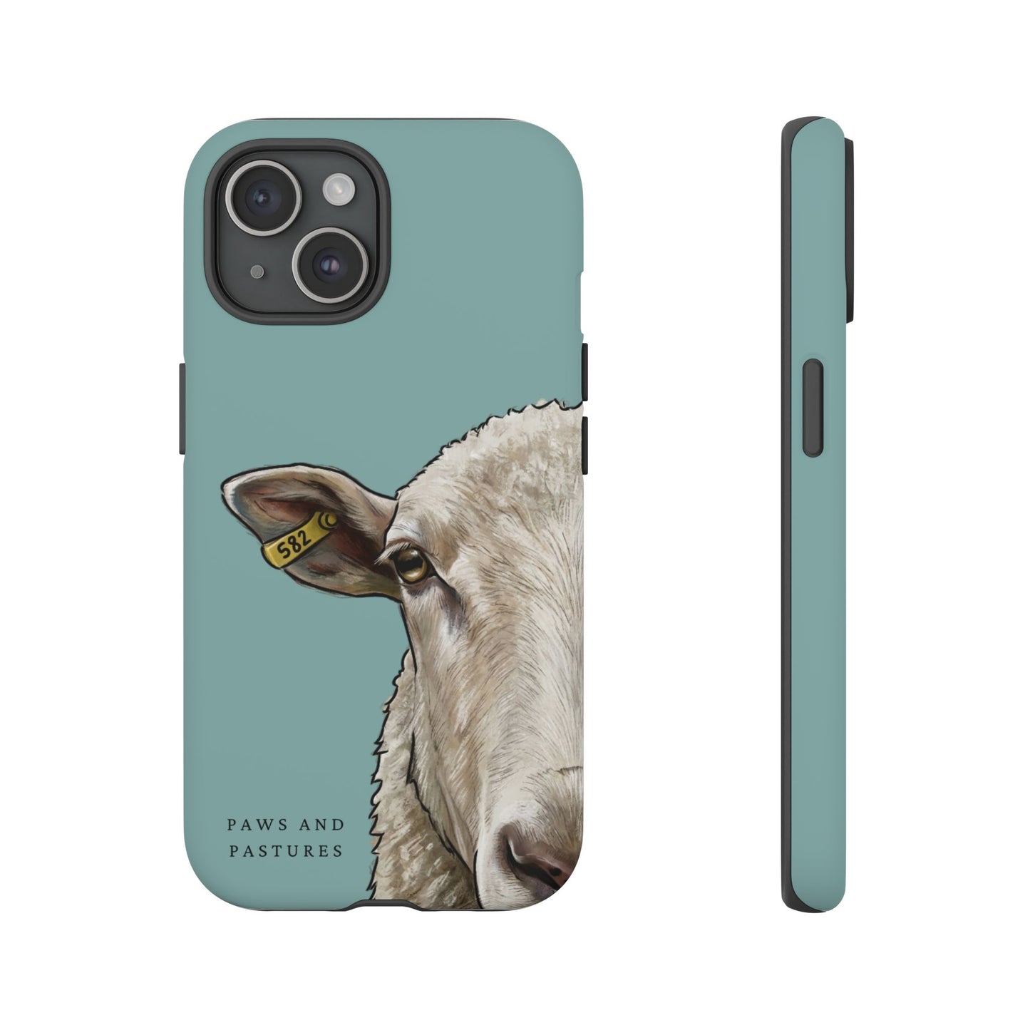 Teal Sheep Phone Case