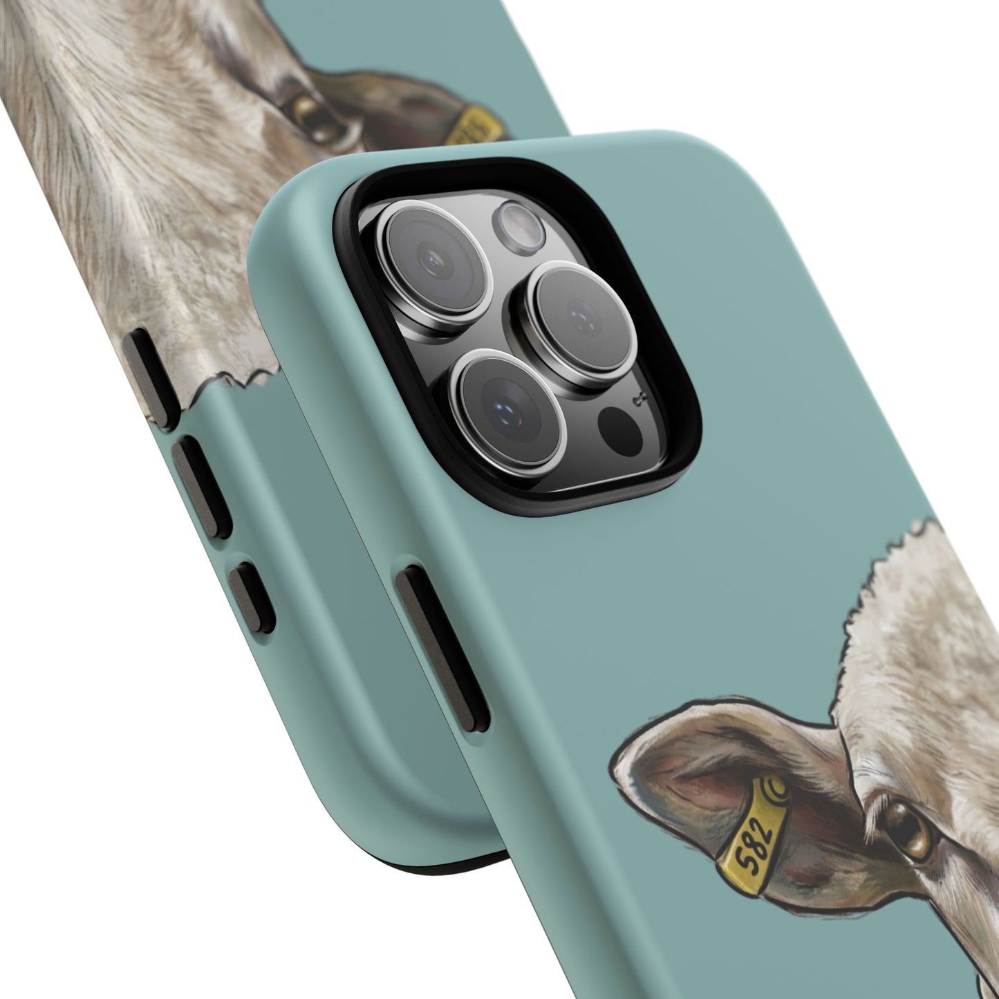 Teal Sheep Phone Case