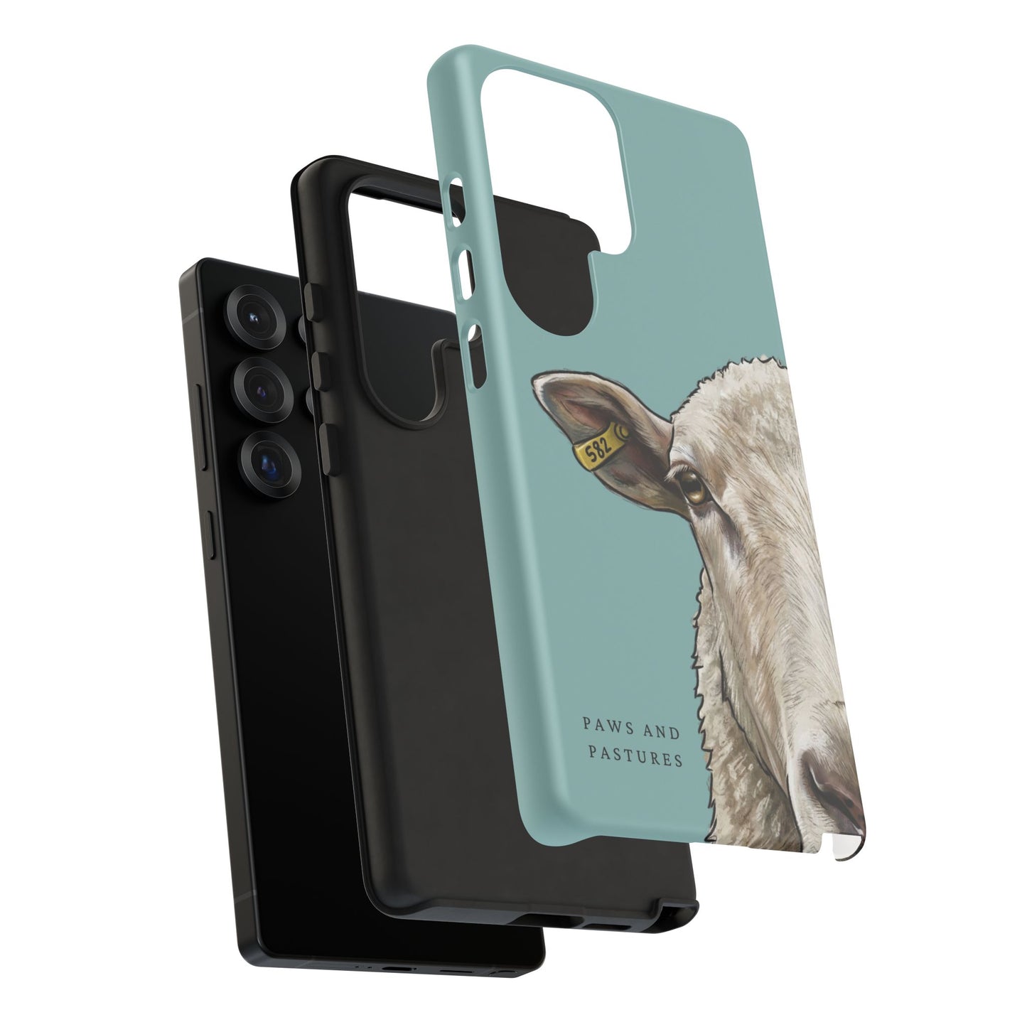 Teal Sheep Phone Case