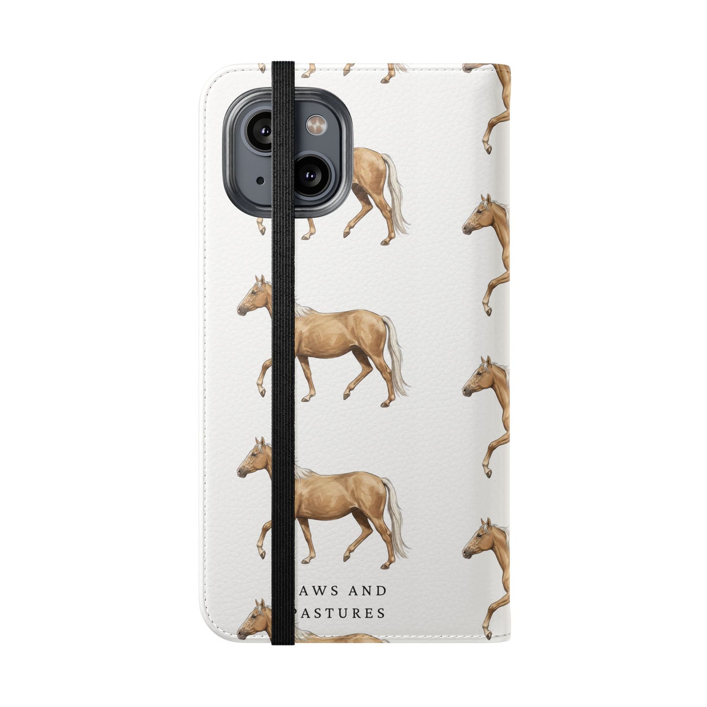 Horse Pattern iPhone Flip Case