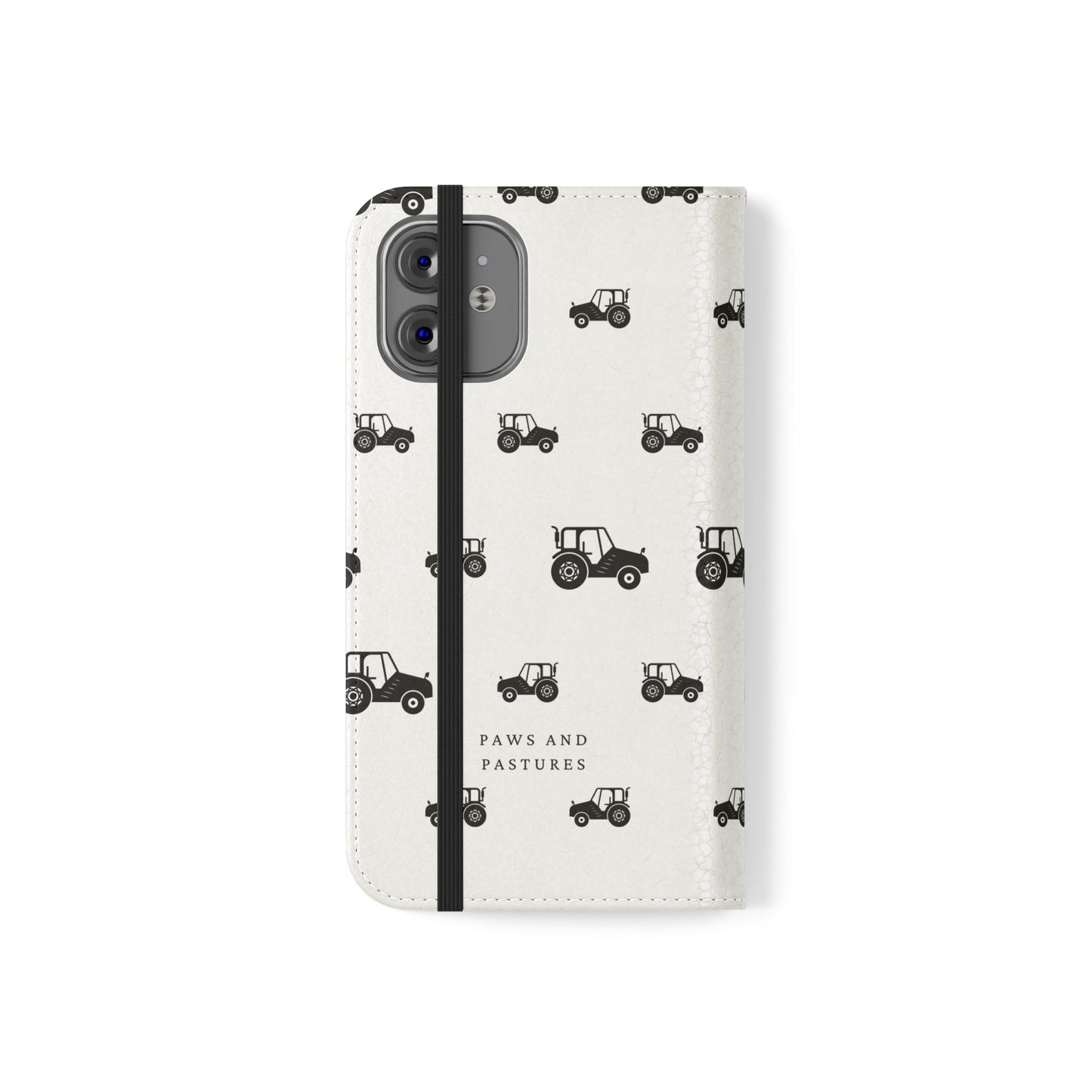 Tractor Pattern Flip Phone Case — Paws & Pastures Wallet Cover