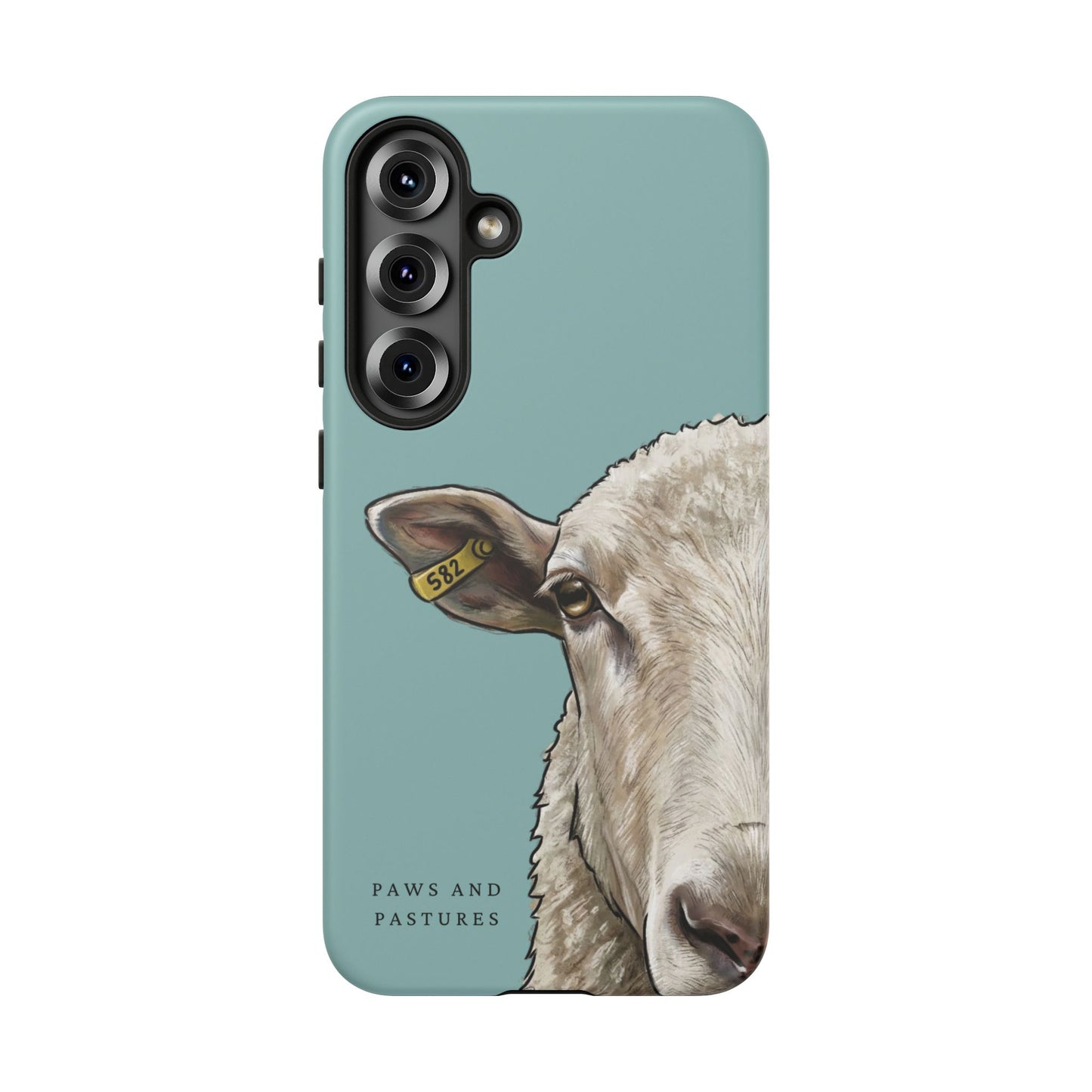 Teal Sheep Phone Case