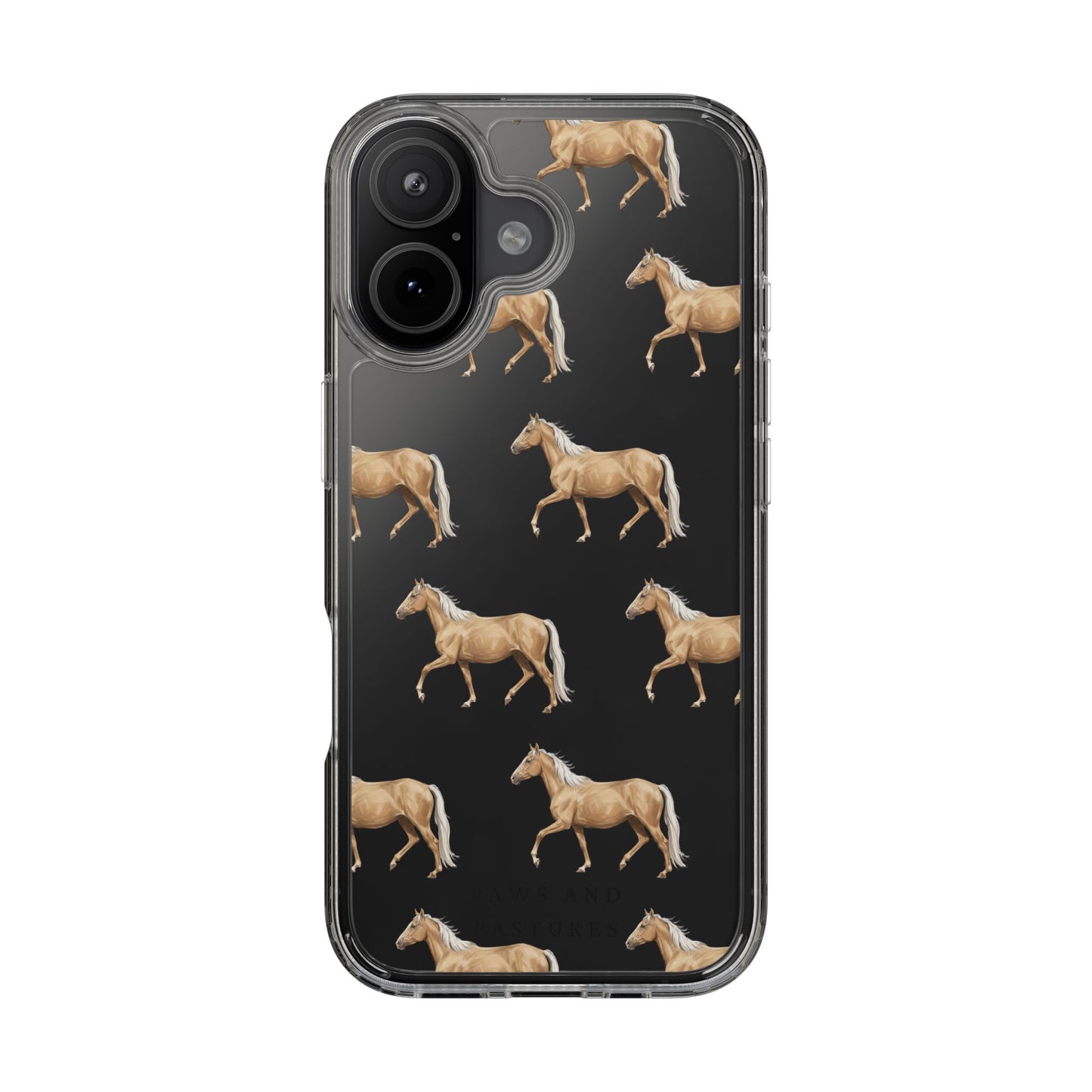 Horse Pattern iPhone Clear Case