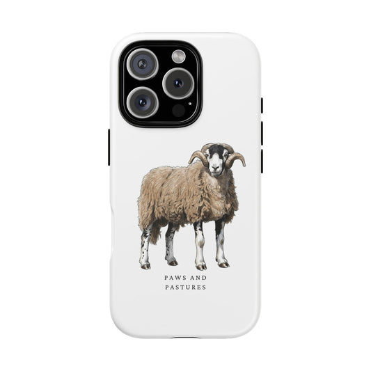 Swaledale sheep phone case