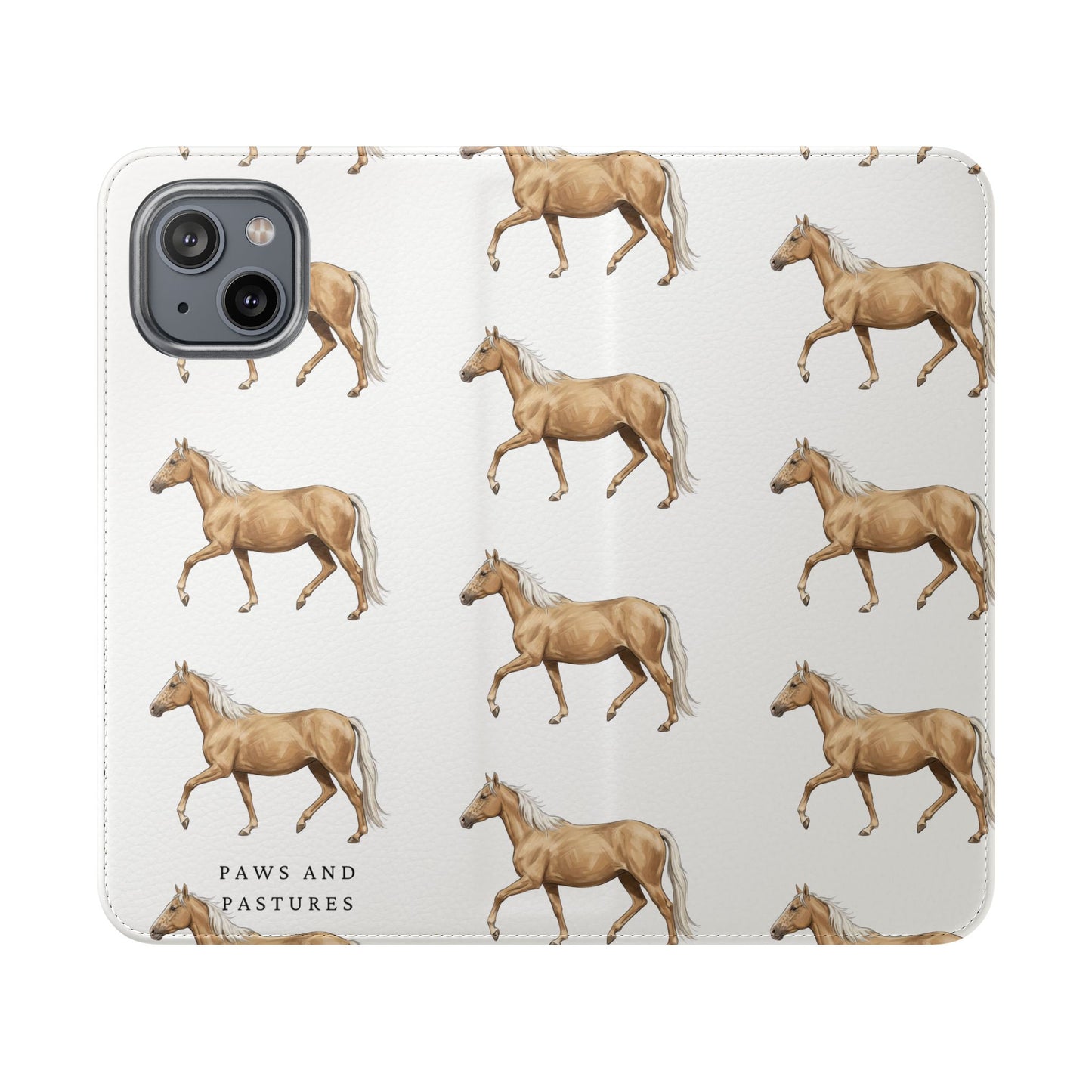 Horse Pattern iPhone Flip Case