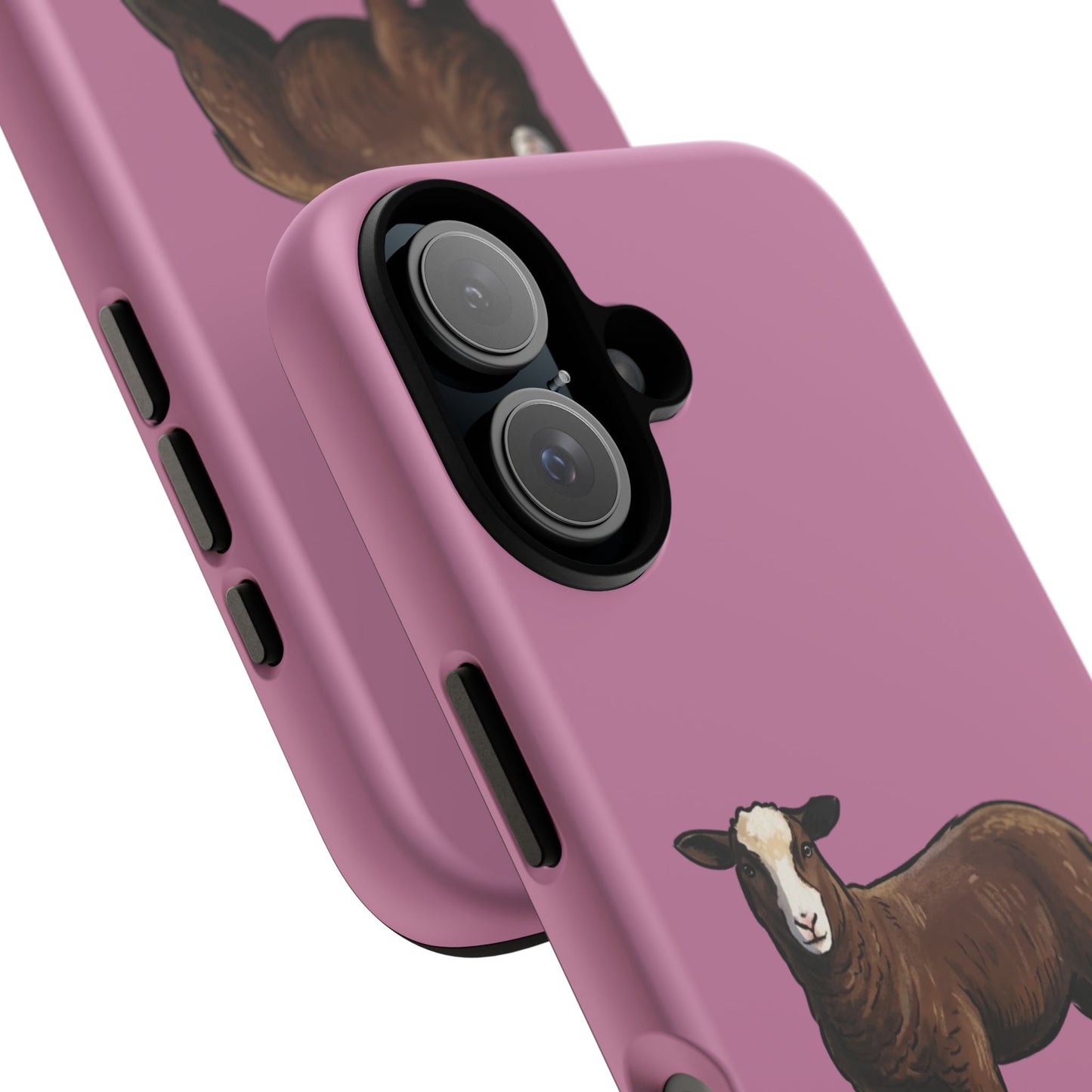 Zwartble Phone Case — Brown Sheep Illustration "Paws and Pastures"