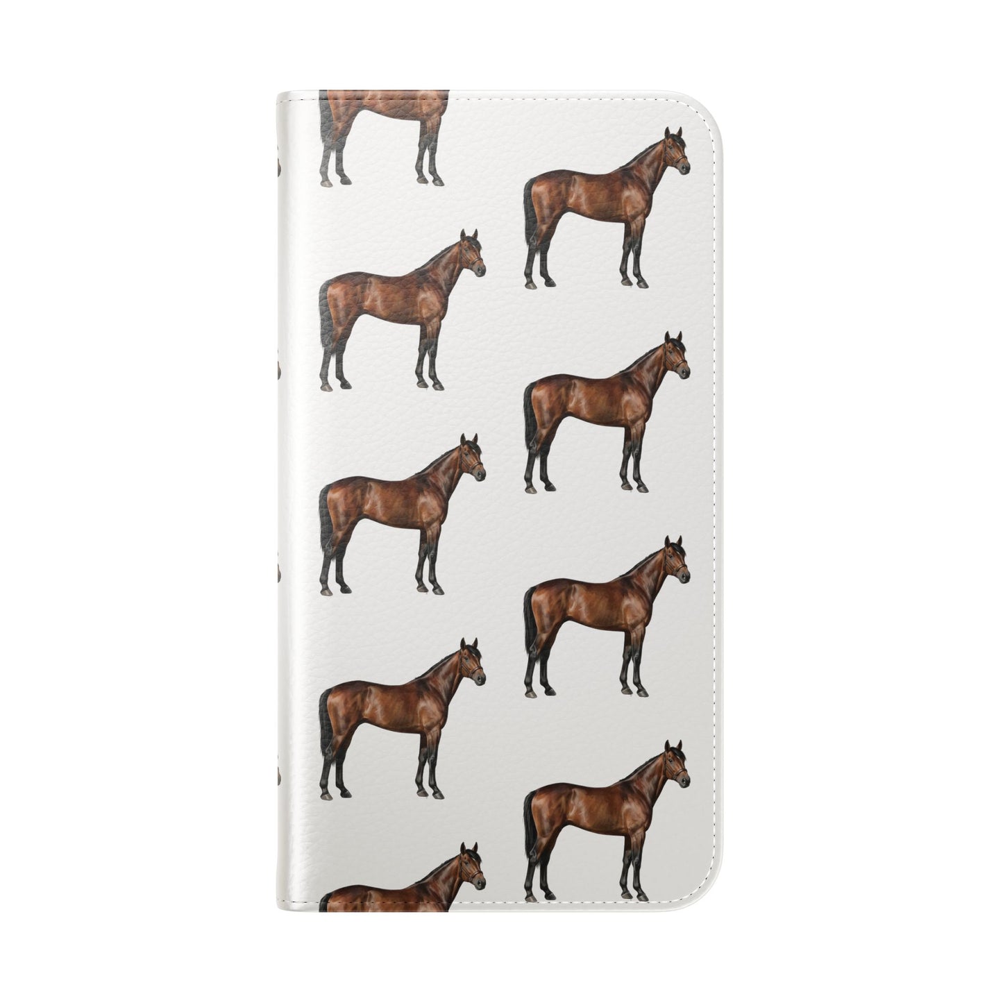 Horse Pattern iPhone Flip Case