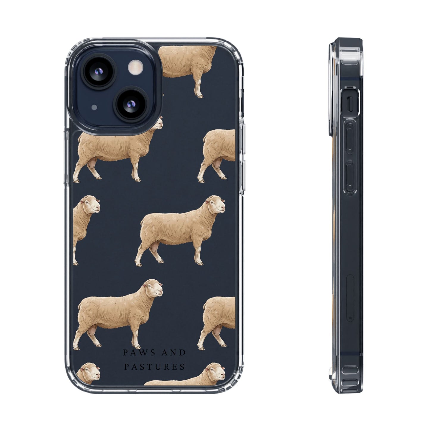 Dorset Sheep Pattern iPhone Clear Case