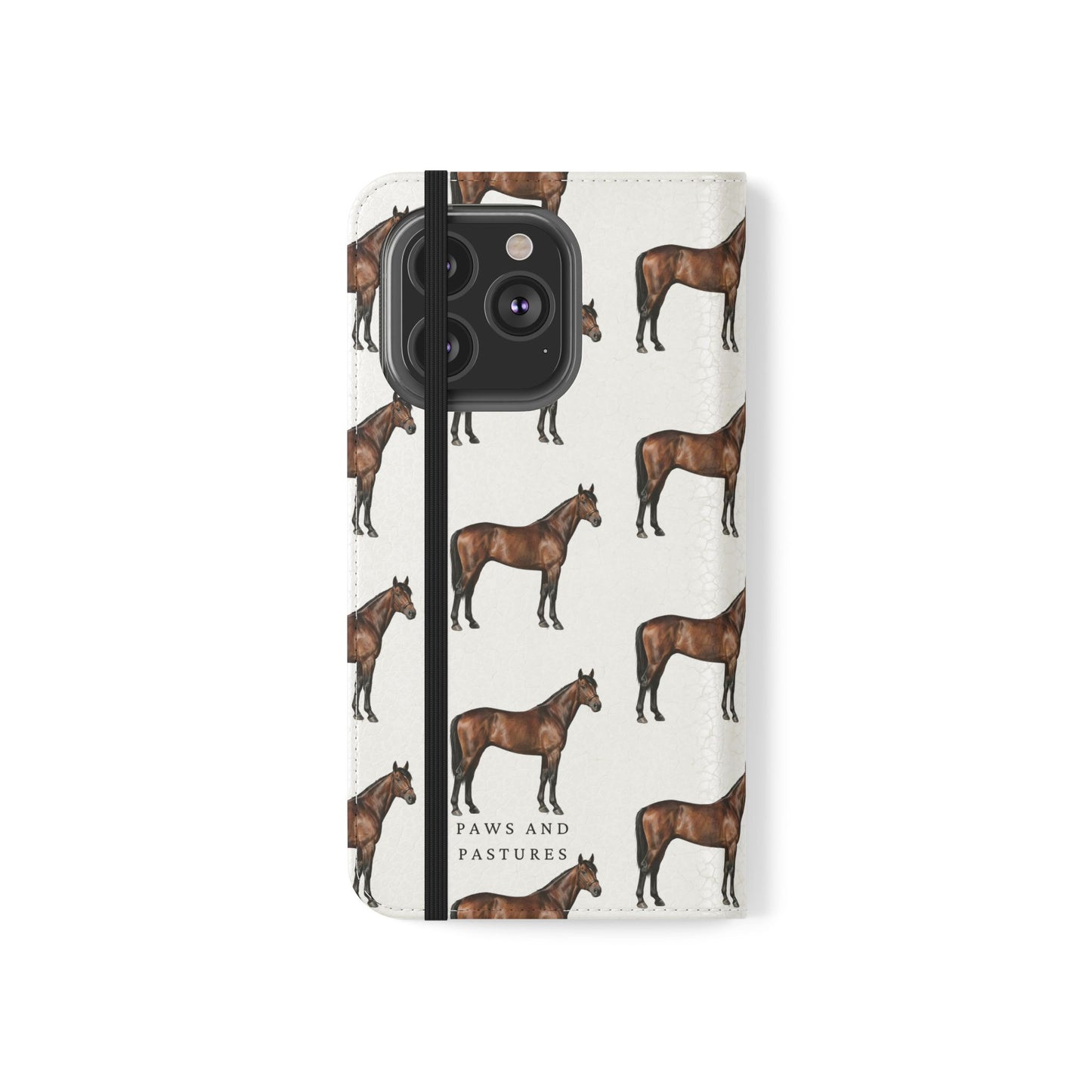 Horse Pattern iPhone Flip Case