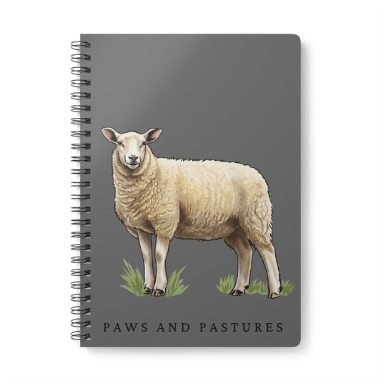 Grey Sheep Illustration Notebook — A5
