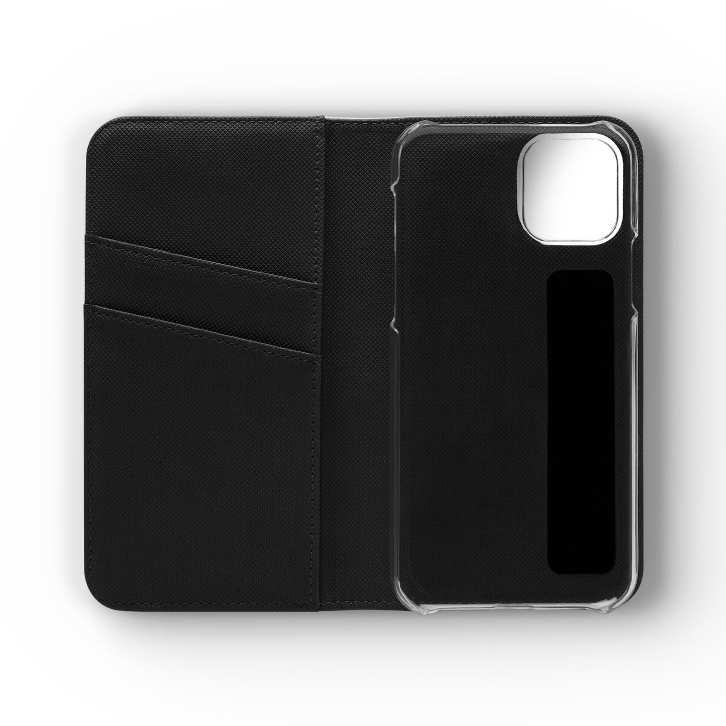 Horse Pattern Flip Phone Case — Pink Running Horses Wallet Cover