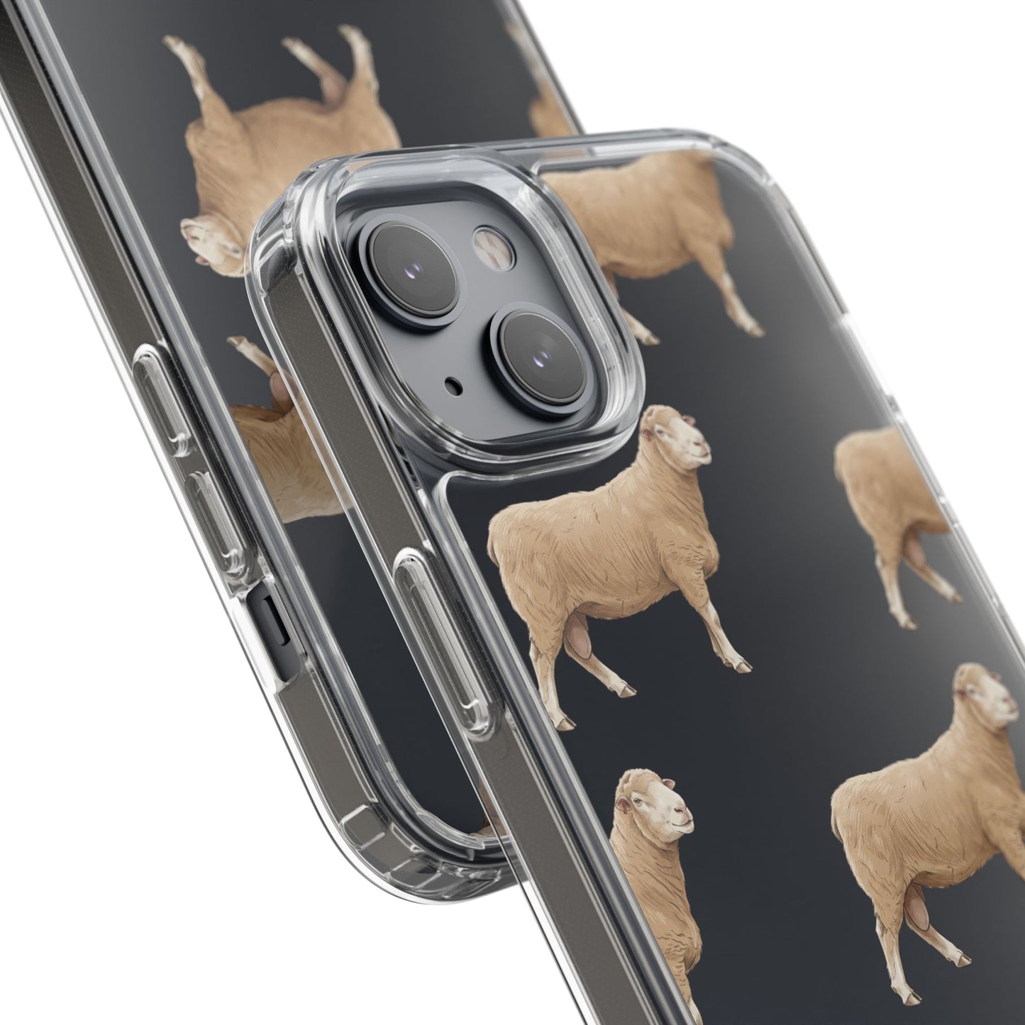 Dorset Sheep Pattern iPhone Clear Case